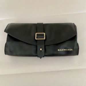 BALENCIAGA Original faux leather Sunglass/eyeglass/jewelry Case NEW